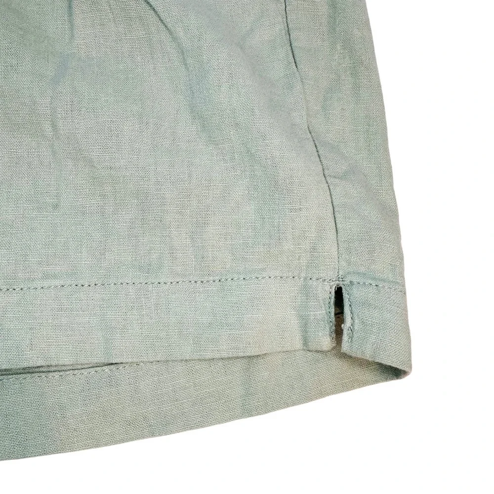 BRIGGS Linen Blend Pull On Shorts NWT‎ • Small • light green, mint